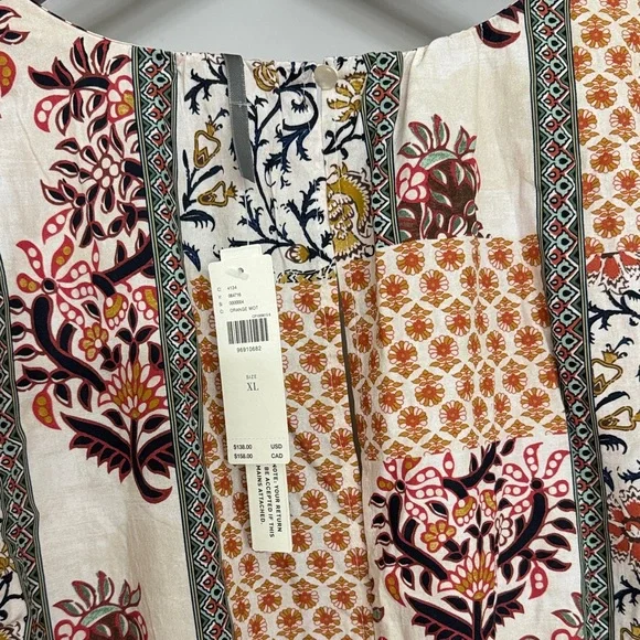 Anthropologie Somerset Poplin Romper in Orange - Picture 9 of 9